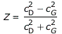 Z = `/`(`*`(`+`(`*`(`^`(c[D], 2)), `-`(`*`(`^`(c[G], 2))))), `*`(`+`(`*`(`^`(c[D], 2)), `*`(`^`(c[G], 2)))))