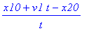(x10+v1*t-x20)/t