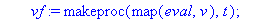 newton := proc (F) global r, v, a, xx, yy, zz, rf, vf, af, sol, sys; unassign('x(t)','y(t)','z(t)','x0','vx0','y0','vy0','z0','vz0'); r := linalg:-vector([x(t), y(t), z(t)]); v := map(diff,r,t); a := m...